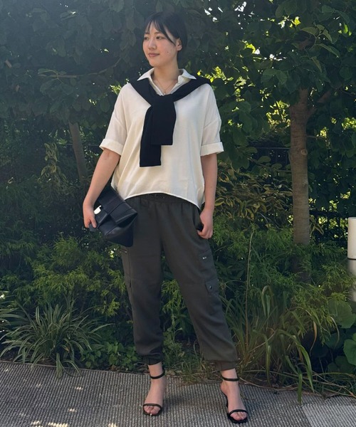 ブラウス シャツ BANANA REPUBLIC FACTORY STORE　　ドレーピー オーバーサイズトップ レディース BANANA REPUBLIC ブラウス シャツ FACTORY STORE ドレーピー