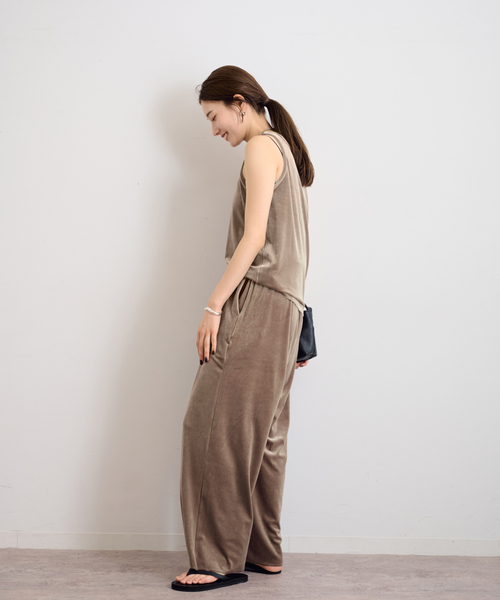 FRAMeWORK（フレームワーク） タンクトップ ノースリーブ GREYCHORD