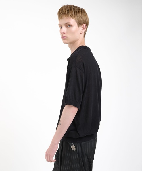 Regen Glanz ポロシャツ skipper knit polo shirt/スキッパーニット