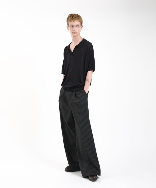 Regen Glanz ポロシャツ skipper knit polo shirt/スキッパーニット