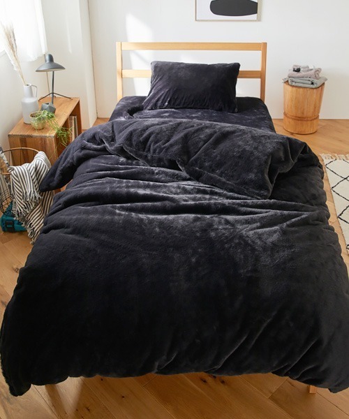 ベッド 寝具 まるで猫！のようなモフモフ掛け布団カバー｜シングル「猫