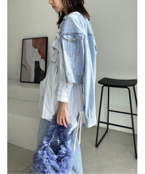 SNIDEL ライトブルーデニムジャケット SNIDEL（スナイデル） デニムジャケット「Levi'sコラボ」 SMALL ライト