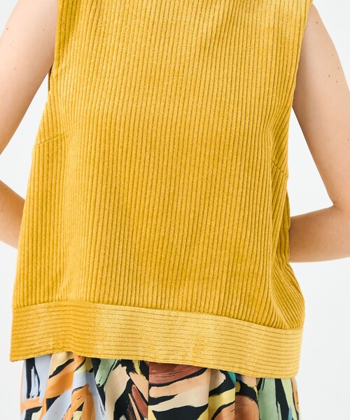 Ballsey（ボールジィ） ブラウス シャツ ラメコーデュロイ フロン