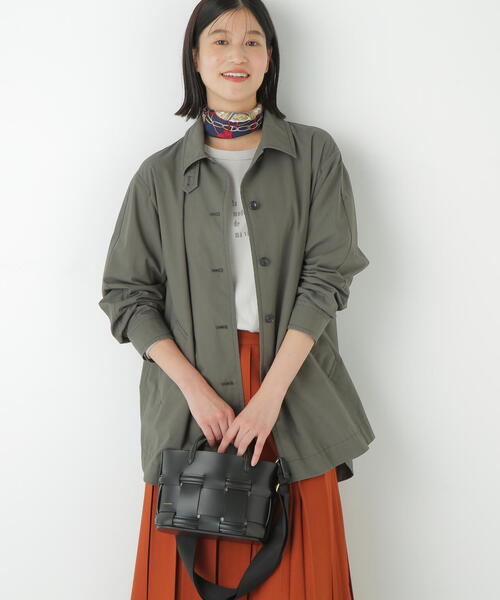 human woman（ヒューマンウーマン） ステンカラーコート コート ステン