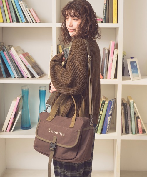 Zooodle トートバッグ logo shoulder bag - ロゴショルダーバッグ