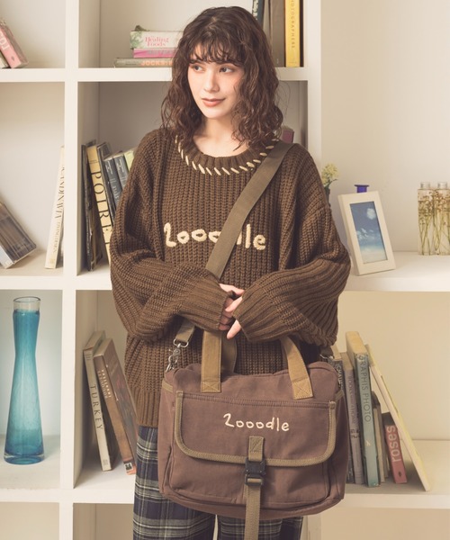 Zooodle ショルダーバッグ Logo shoulder bag - 3wayロゴショルダー