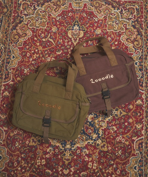 Zooodle トートバッグ Logo shoulder bag - ロゴショルダーバッグ