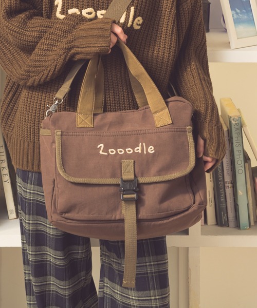 Zooodle ショルダーバッグ Logo shoulder bag - 3wayロゴショルダー