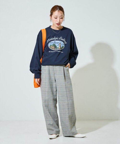 FREAK'S STORE パンツ 限定展開 ヘリンボーン チェック パンツ