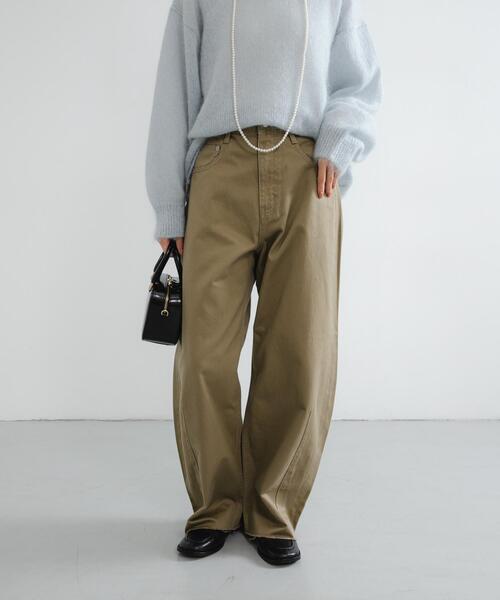 URBAN RESEARCH（アーバンリサーチ） パンツ コットンサテンカットオフ 