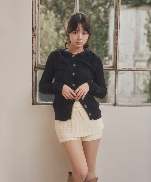 M DOLLY パンツ cable knit mistera pants/ケーブルニットミステラ