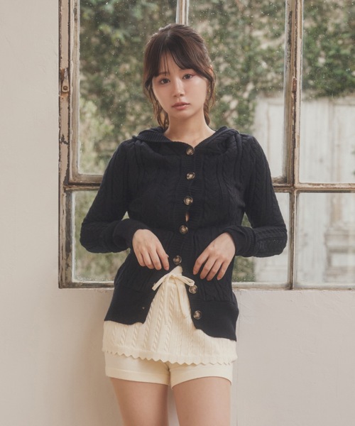 M DOLLY パンツ cable knit mistera pants/ケーブルニットミステラ