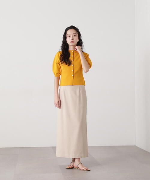 「N.(N. Natural Beauty Basic)」 ロングスカート MEDIUM ベージュ レディース_画像6