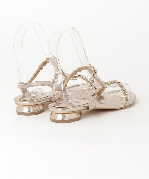 「ALUNE」 フラットサンダル M シャンパン レディース_画像2