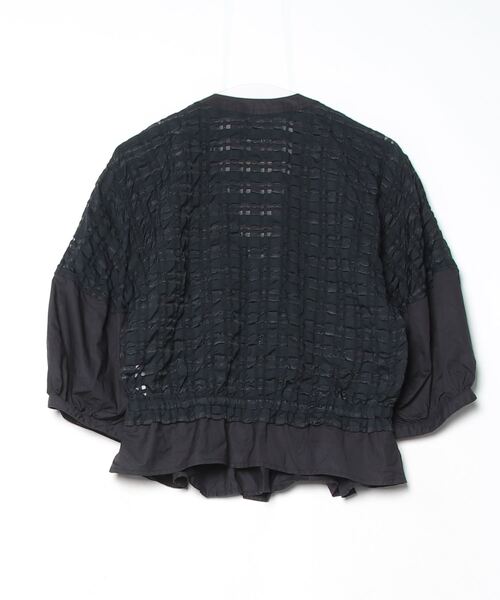 「3.1 Phillip Lim」 チェック柄ブルゾン S ブラック レディース_画像2