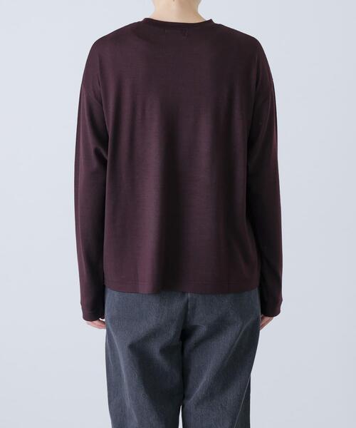 かぐれ tシャツ ウォッシャブルウールプルオーバー レディース