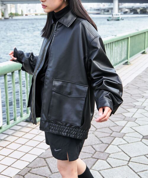 「FFEIN」 ブルゾン MEDIUM ブラック メンズ_画像7