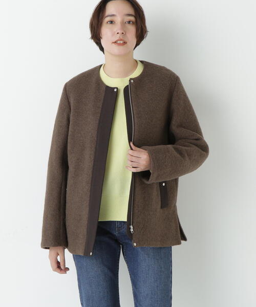 human woman（ヒューマンウーマン） ブルゾン アウター スライバー