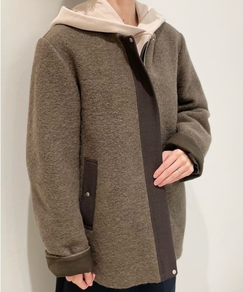 human woman（ヒューマンウーマン） ブルゾン アウター スライバー