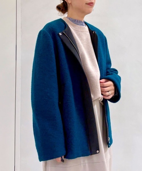 human woman（ヒューマンウーマン） ブルゾン アウター スライバー