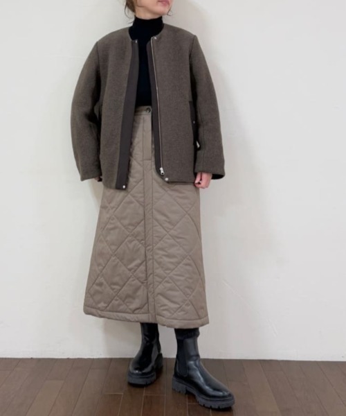 human woman（ヒューマンウーマン） ブルゾン アウター スライバー