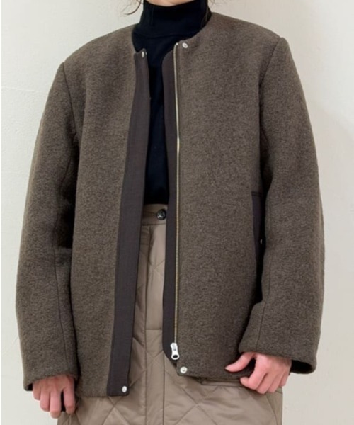 human woman（ヒューマンウーマン） ブルゾン アウター スライバー