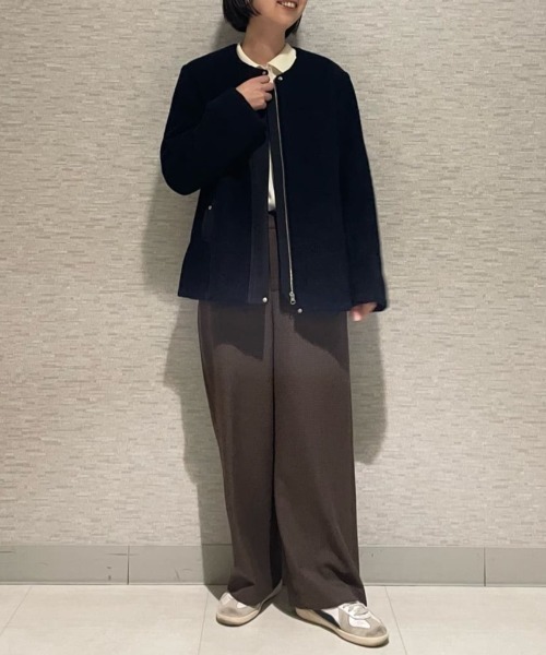 human woman スライバーブルゾン ネイビー アウター ジャケット 楽天市場】【SALE／50%OFF】◇スライバーブルゾン human woman