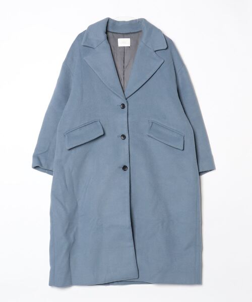 HARE（ハレ） チェスターコート M ブルー メンズ : ZOZOTOWN Yahoo!店