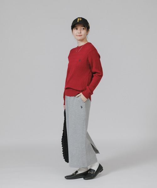 U.S. POLO ASSN.（ユーエスポロアッスン） スカート バックスリット