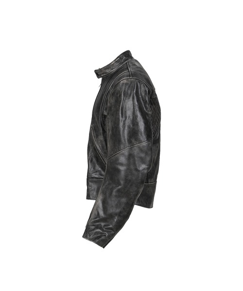 PROJECT GR コート ジャケット DISTRESSED LEATHER BIKER JACKET
