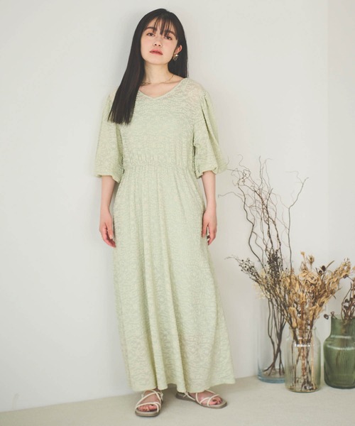 「mil」 半袖ワンピース XX-SMALL ブラック レディース_画像9