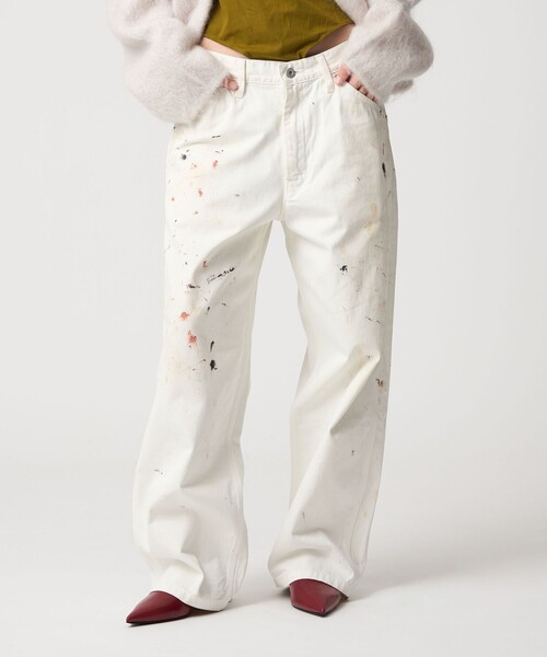 6 ジーンズ デニム デニムパンツ 「timemachine」PAINT PAINTER PANTS