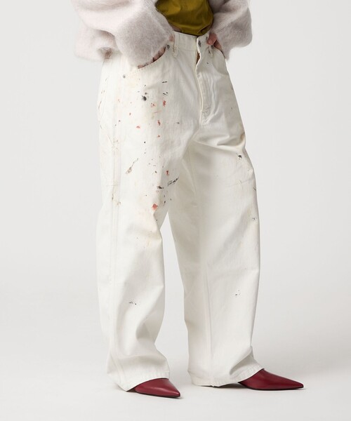 〈タイムマシーン×6〉LOOSE PAINTER JEANS 28 試着のみ タイムマシーン×6〉LOOSE PAINTER JEANS 28 試着のみ