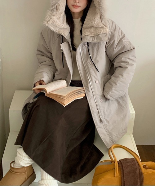 23区 SLOW ミリタリージャケット 春アウター ドローコード　極美品　3XL NEW GENTLEMAN ミリタリージャケット モッズコート オスロ ボアフード