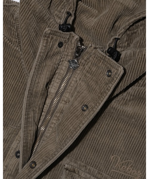 KEBOZ（ケボズ） コート ジャケット WASHED CORDUROY HOODED JACKET