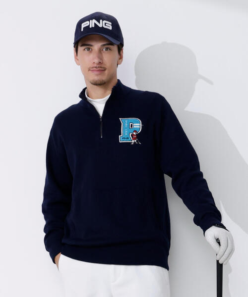 PING（ピン） セーター ニット 「PING APPAREL」コットンライクハーフ