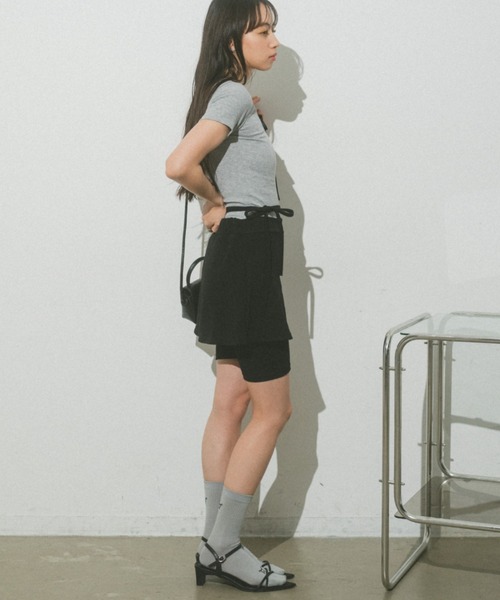 「VANNIE U」 半袖Tシャツ FREE ブラック レディース_画像6