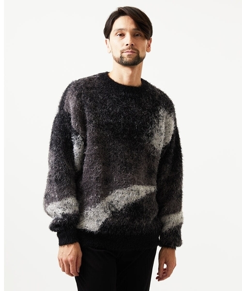 MKオム（MK homme）/マーブルシャギーニット MK MICHEL KLEIN HOMME セーター ニット マーブルシャギーニット