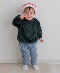 パンツ 「ジュニア対応」やわらかすぽ軽タックパ...の詳細画像5