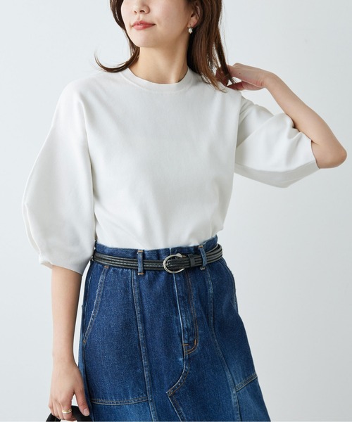 Drawing Numbers（ドローイングナンバーズ） 7分袖ニット 38 グレー