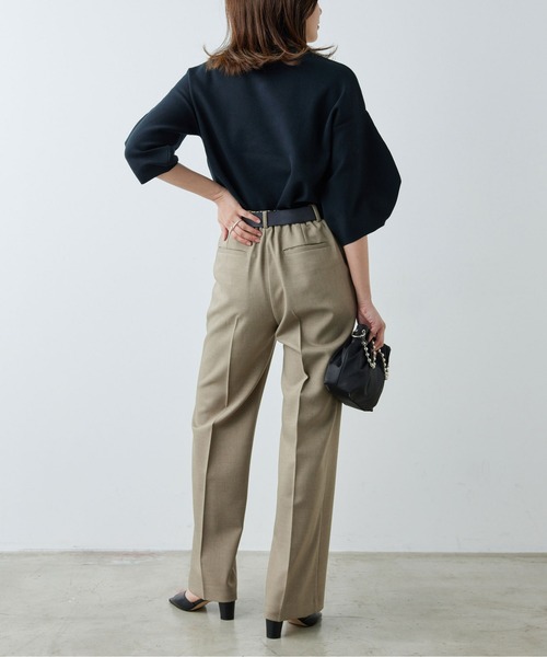 単品価格　複数購入でお値引き交渉可能　38サイズ DrawingNumbers Drawing Numbers（ドローイングナンバーズ） 7分袖ニット 38 グレー