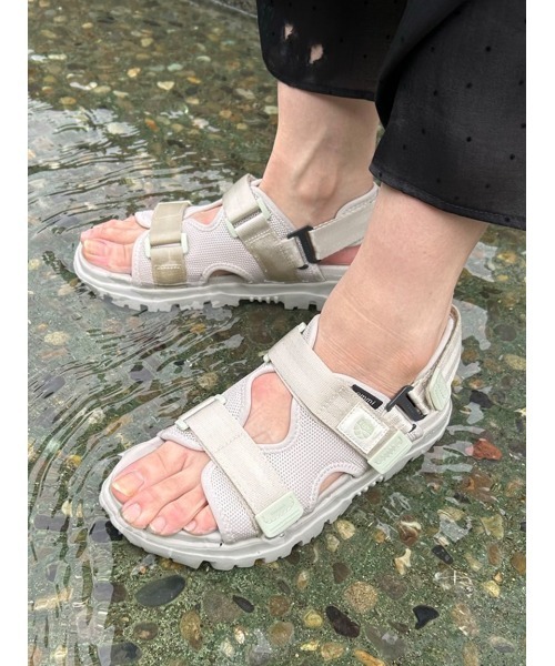 K　SHAKAサンダル（ emmi コラボ） ★お値下げしました★ SHAKA（シャカ） フラットサンダル「emmiコラボ」 24cm ミント