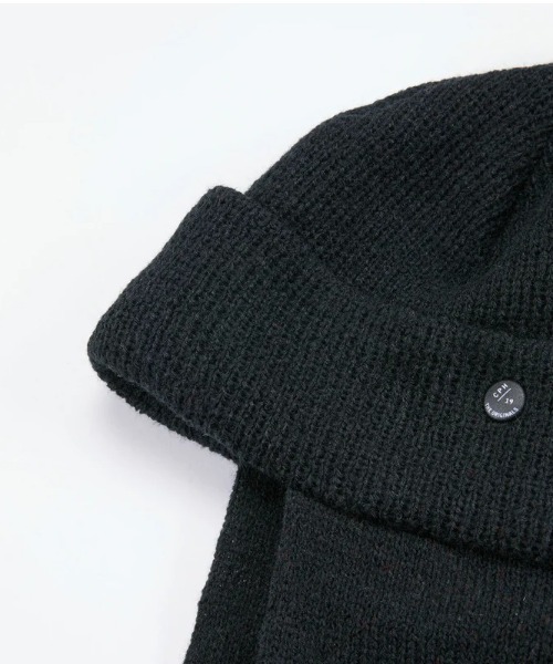 ฀*様 LGB 黒 ニット帽 フリーサイズ ライズ（RYZ）（メンズ）ニット帽 ベーシック ビーニー RZ20ST24FW0021