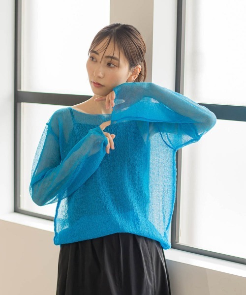 「Droite lautreamont」 長袖ニット 2 ブラック レディース_画像3