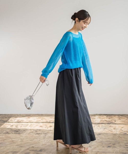 「Droite lautreamont」 長袖ニット 2 ブラック レディース_画像5