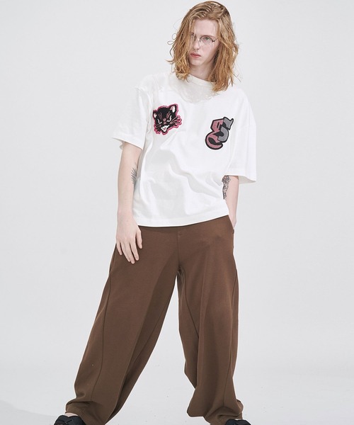 SeeSew tシャツ 「UNISEX」NEKOMATA SAGARA TEE/ネコマタサガラTシャツ