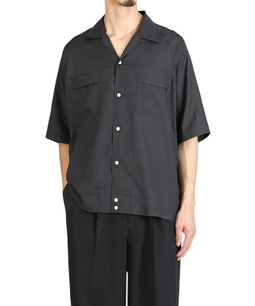 「marka」 半袖Tシャツ 2(M) チャコールグレー メンズの画像