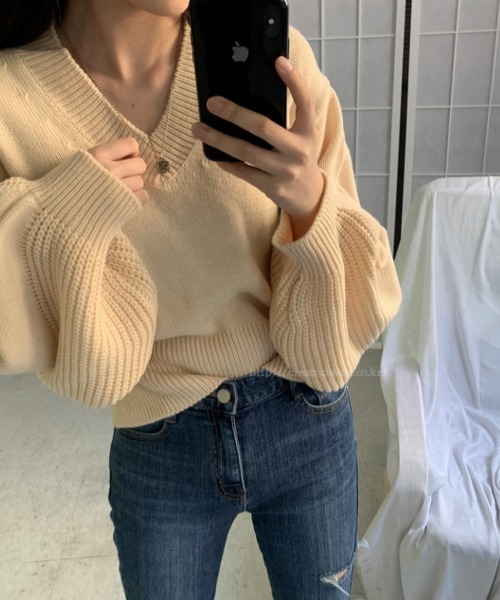 「emi+」 「ABITOKYO」長袖ニット FREE ブラック レディース_画像4