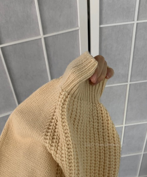 「emi+」 「ABITOKYO」長袖ニット FREE ブラック レディース_画像5