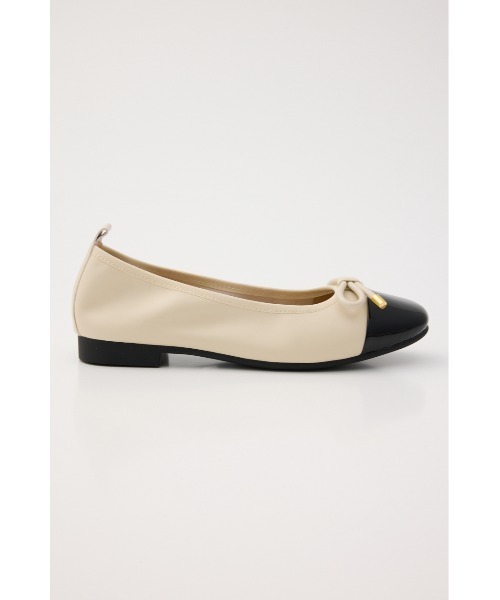 「STACCATO」 バレエシューズ 24cm ブラック レディース_画像3